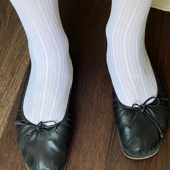 Taryn Rose | Black Leather Ballet Flat, 9.5/40 - Picture 12 of 15